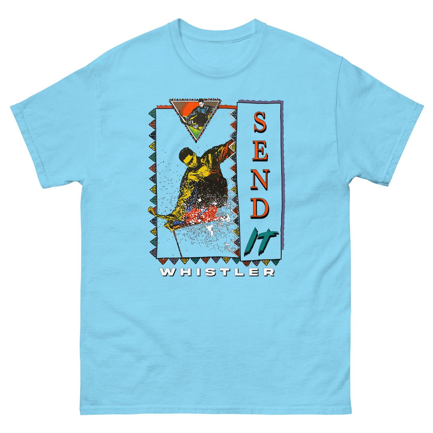 Send it Whistler printed on T-shirt by Whistler Shirts