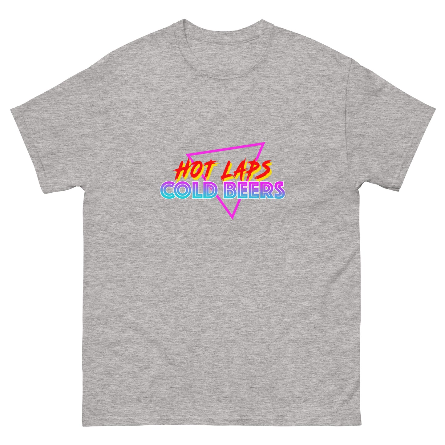 Hot Laps Cold Beers t-shirt printed by Whistler Shirts