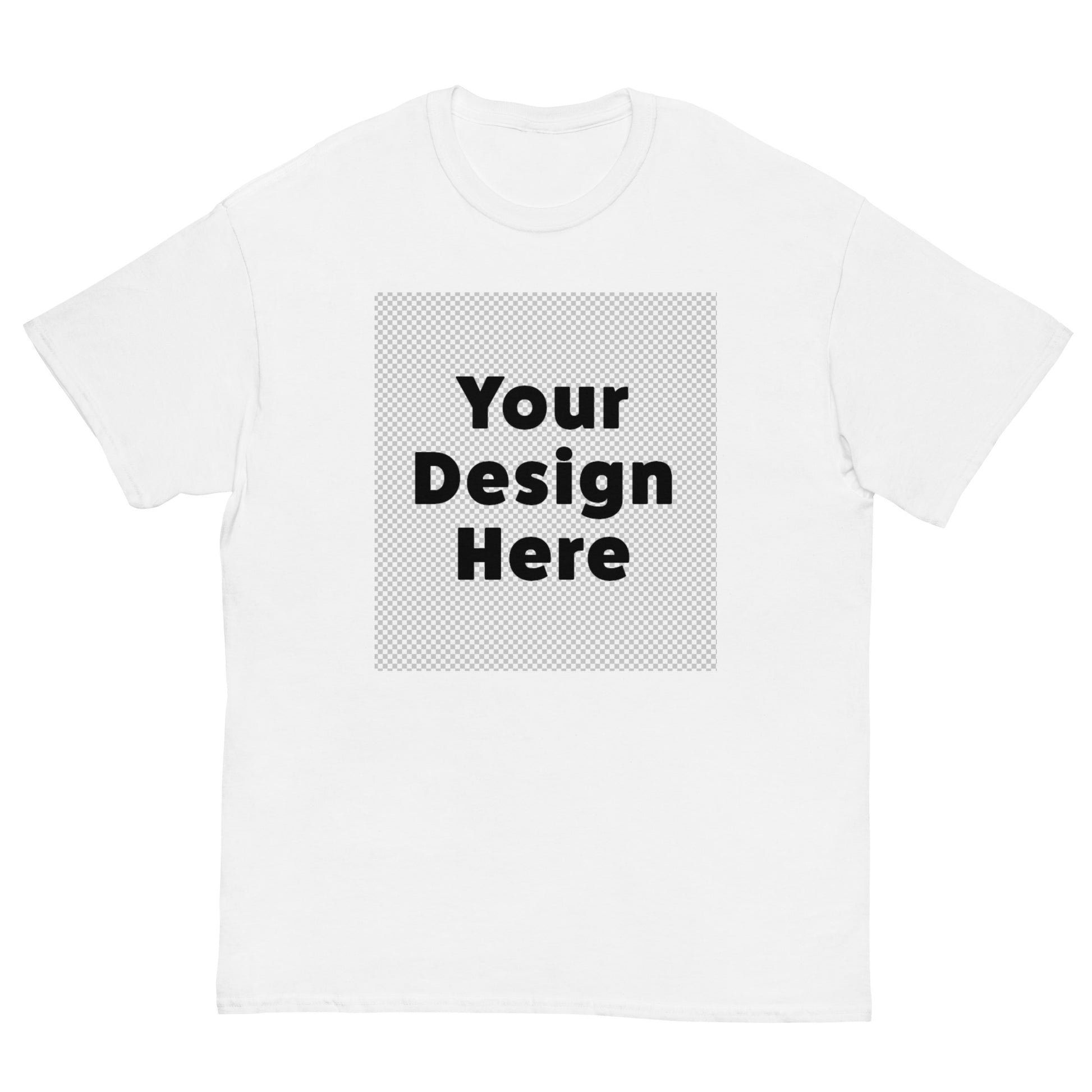 your design here printed t-shirt