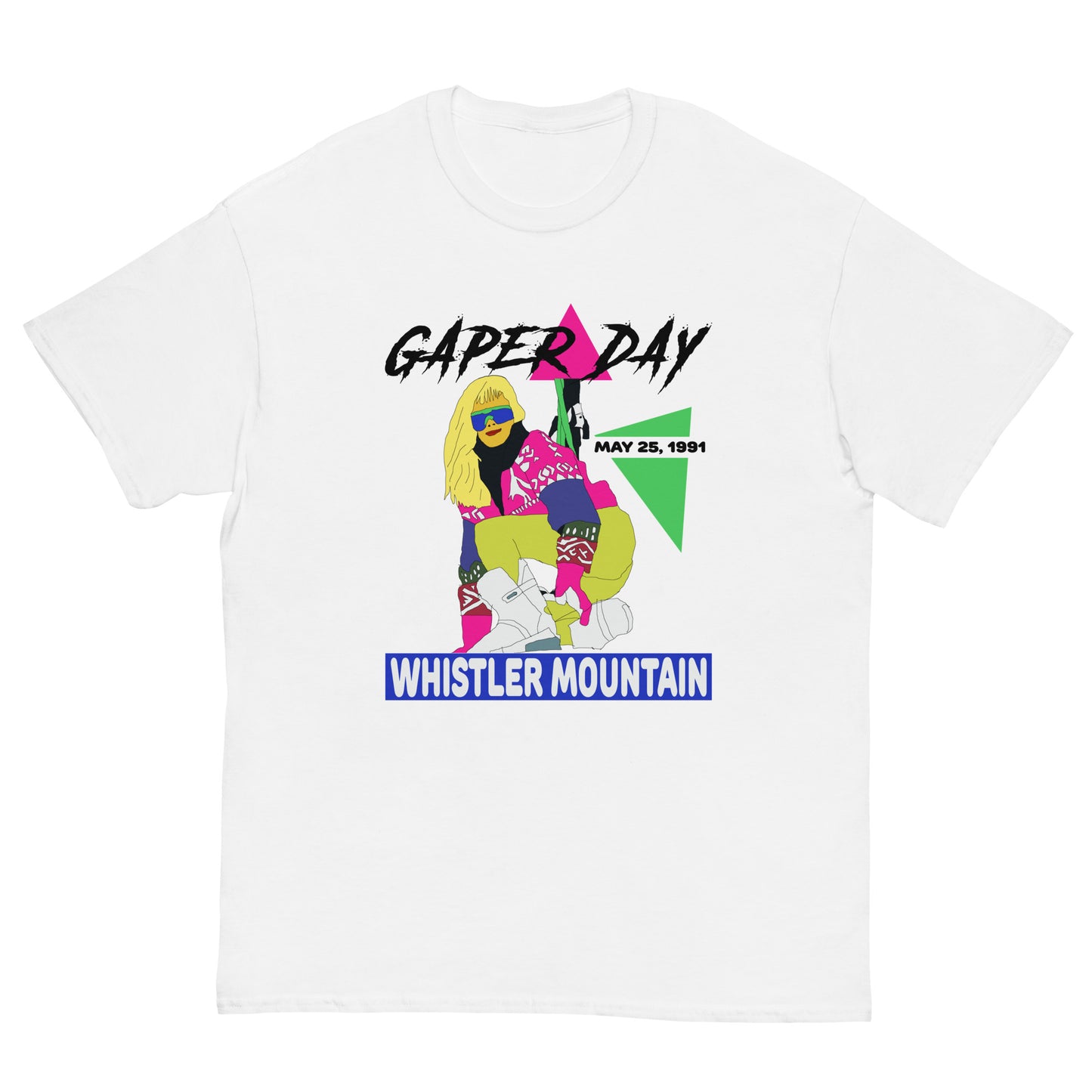 Gaper day 1991 Whistler mountain printed t-shirt