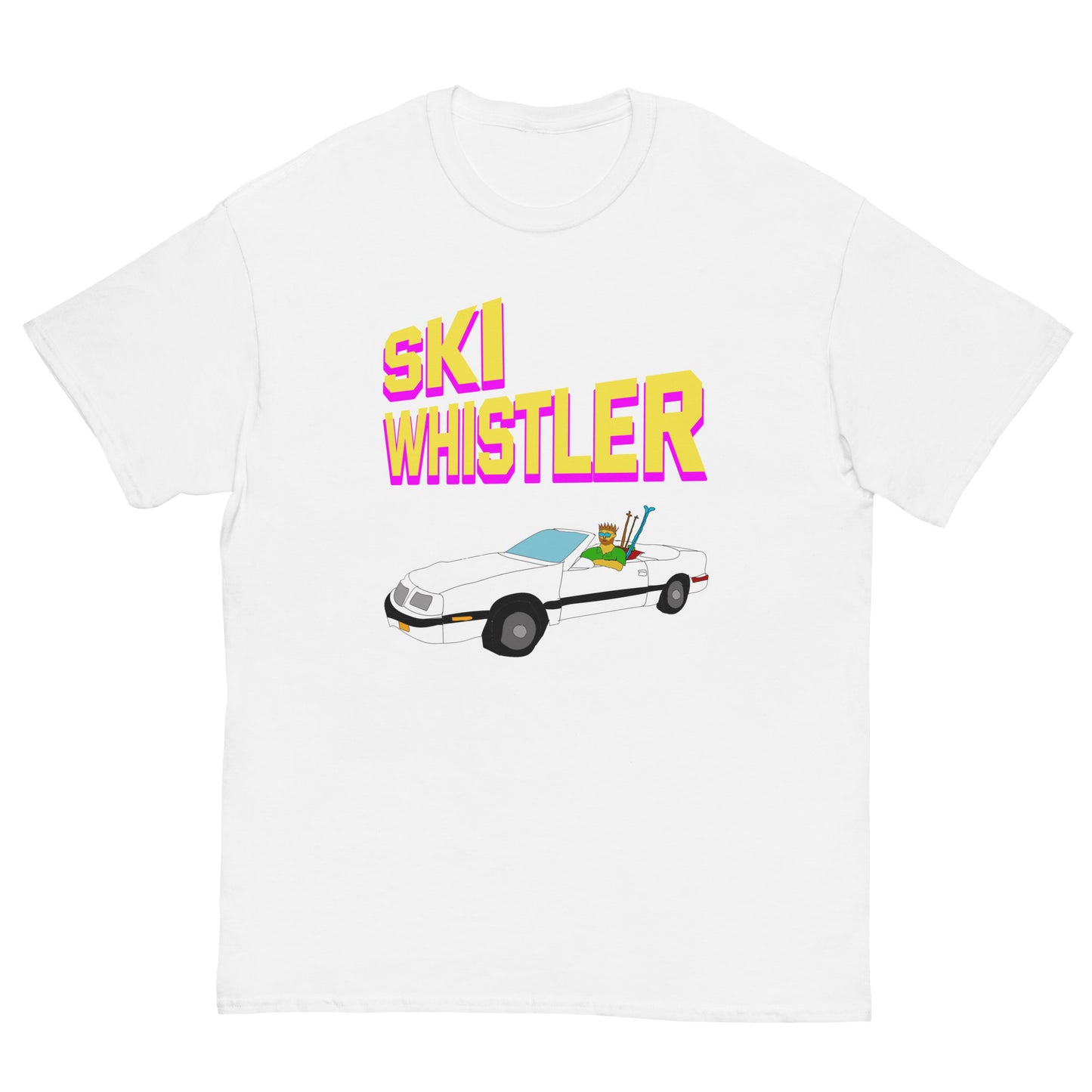 Ski Whistler convertible printed t-shirt