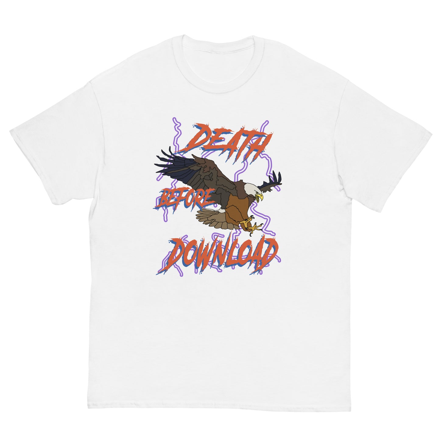 Death before download printed T-shirt