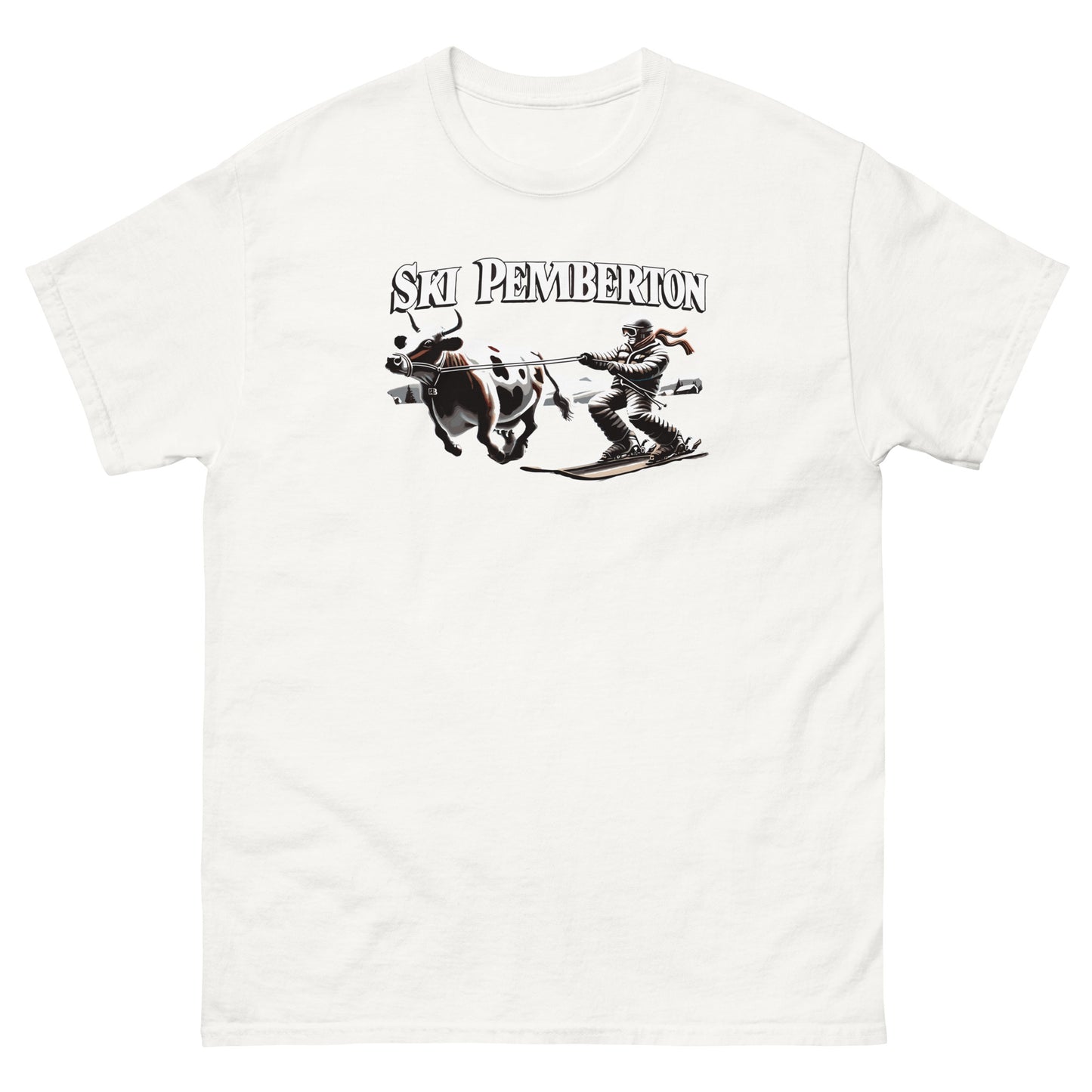 Ski Pemberton T-shirt printed by Whistler Shirts