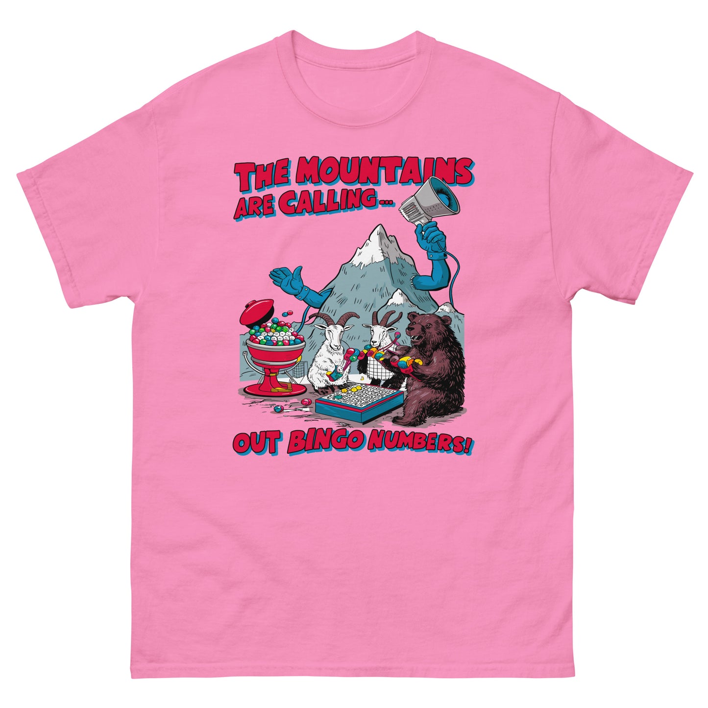 The Mountains Are Calling Out Bingo Numbers T-shirt