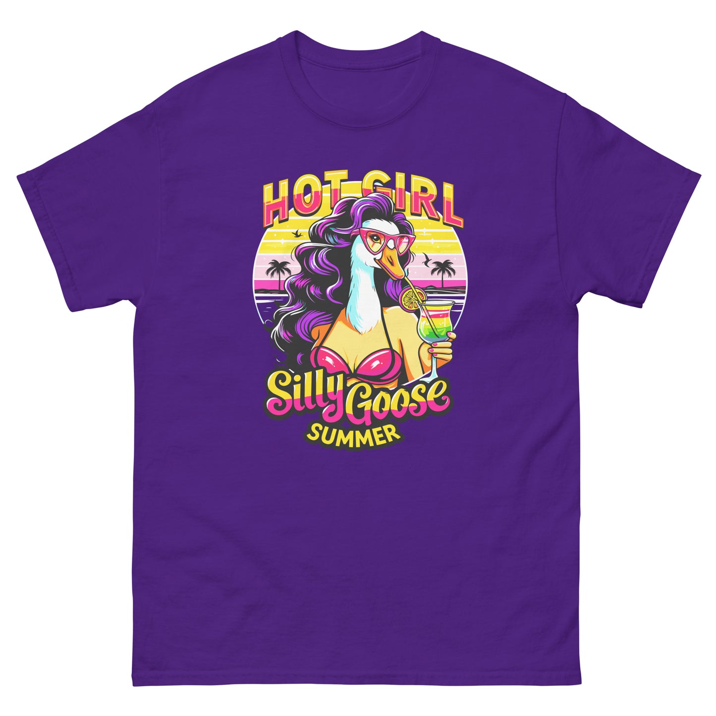 Hot Girl Silly Goose Summer design printed on T-shirt by Whistler Shirts