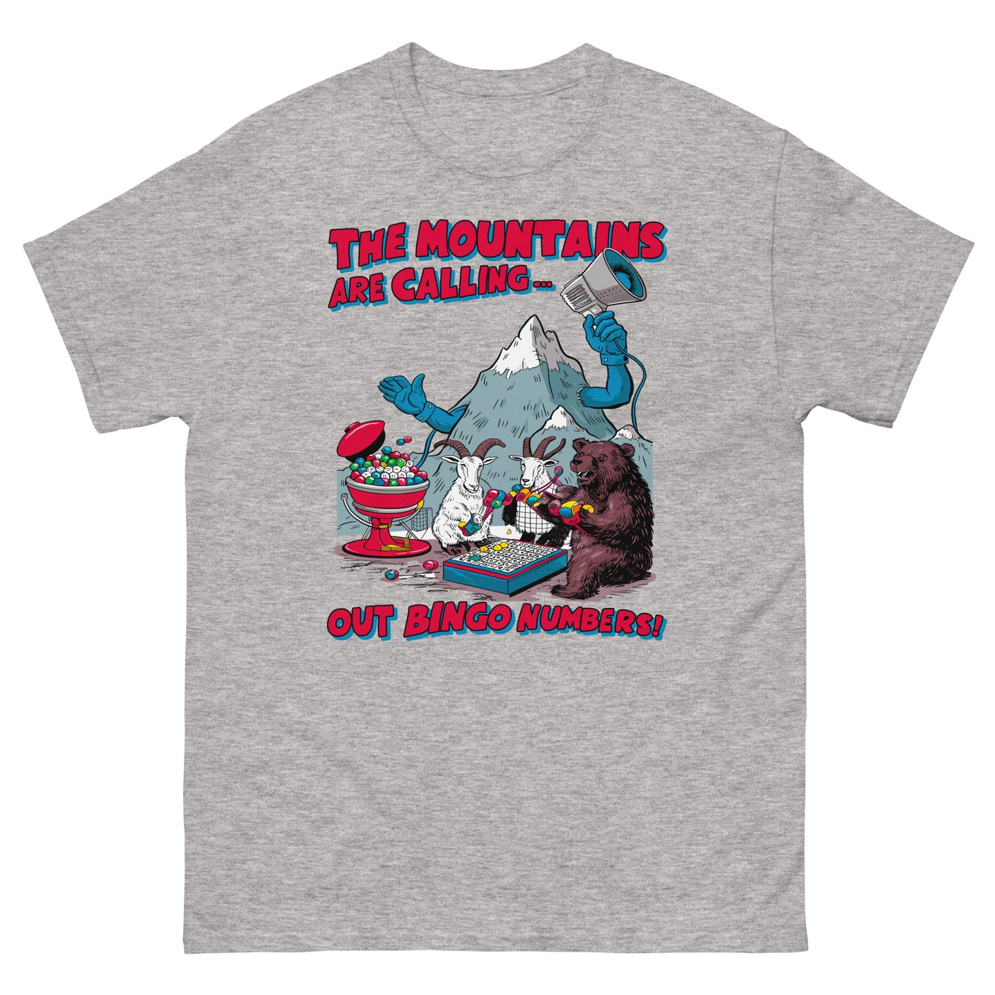 The Mountains Are Calling Out Bingo Numbers T-shirt