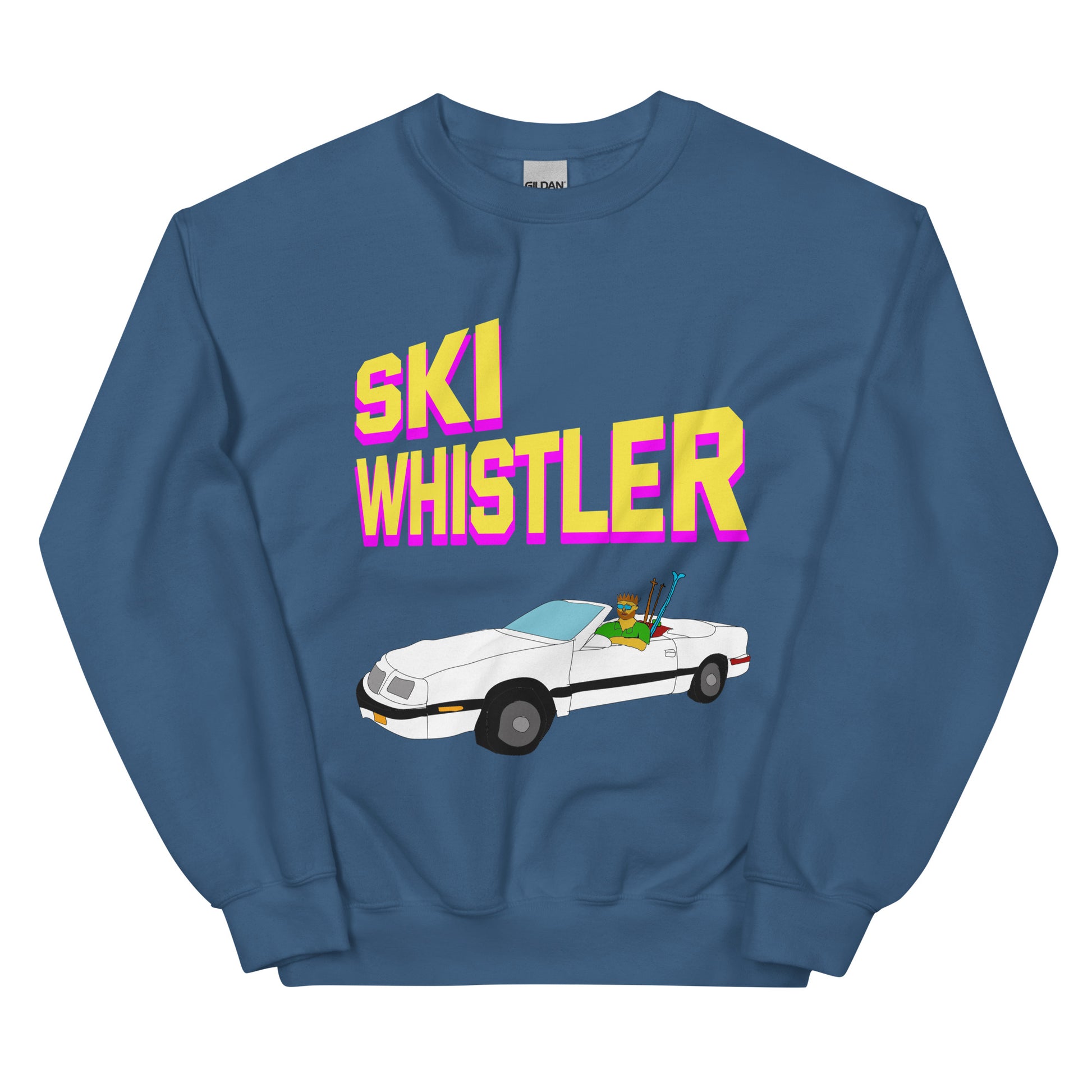 Ski Whistler convertible printed Crewneck