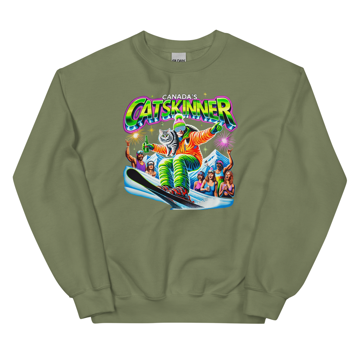Canada's Catskinner Ski Crewneck
