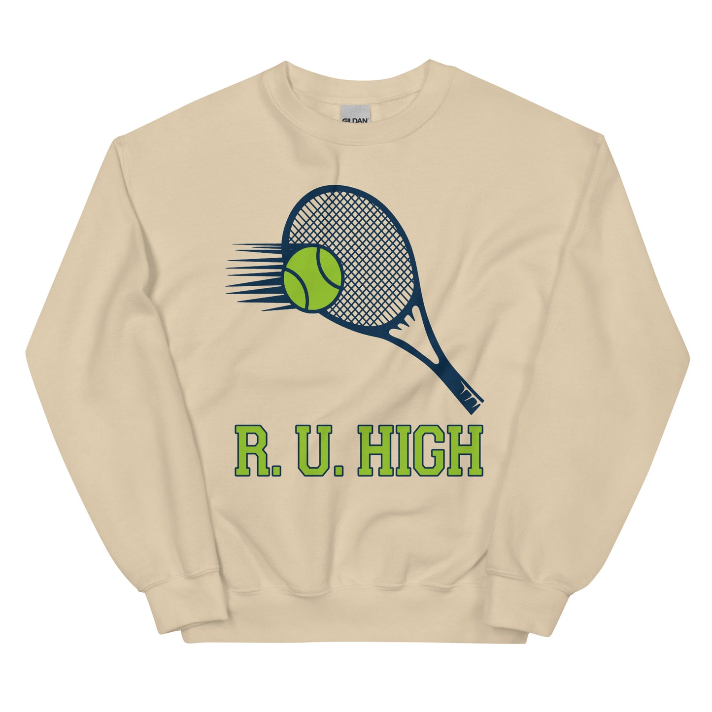 R. U. High Tennis printed crewneck sweatshirt by Whistler Shirts