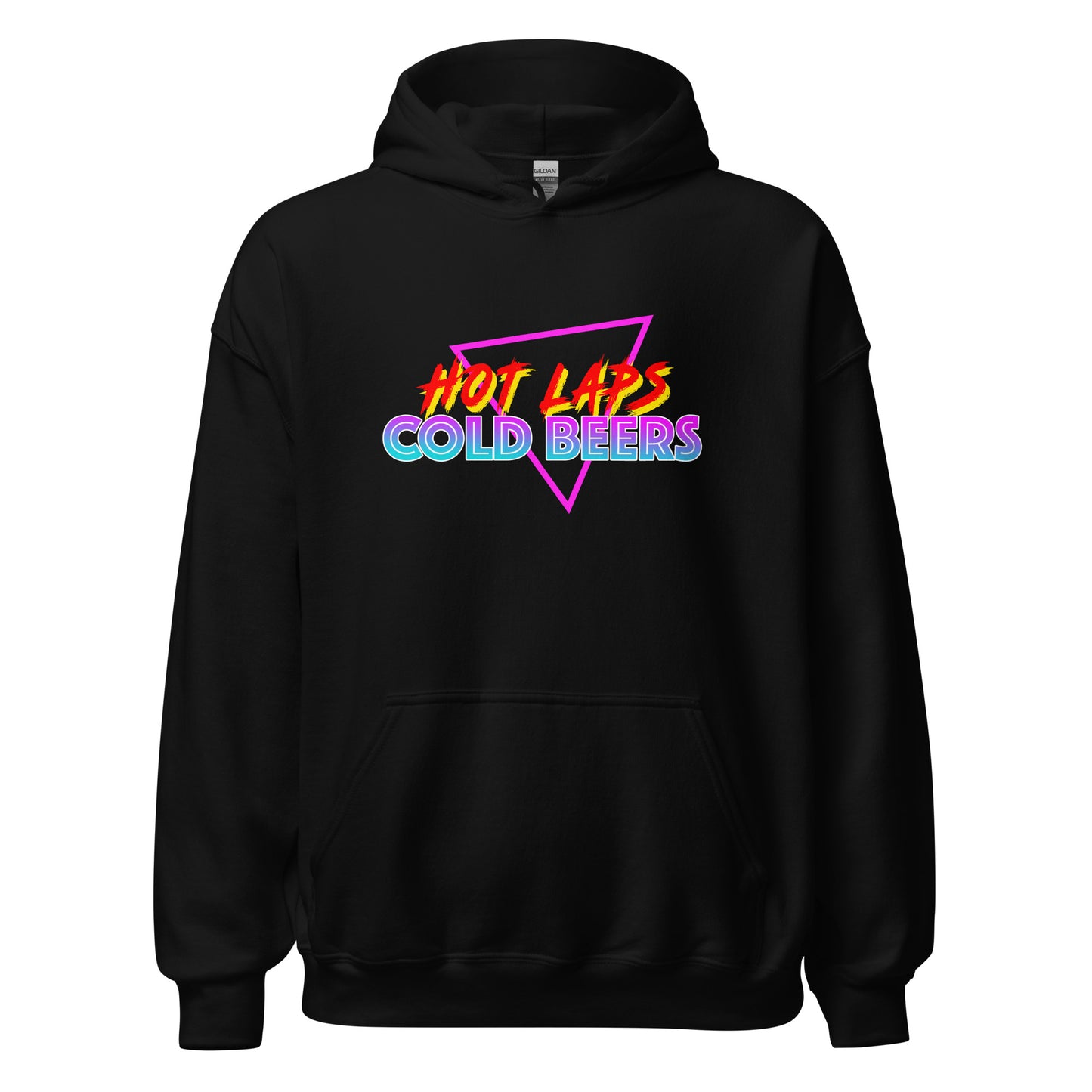 Hot Laps Cold Beers Hoodie printed by Whistler Shirts