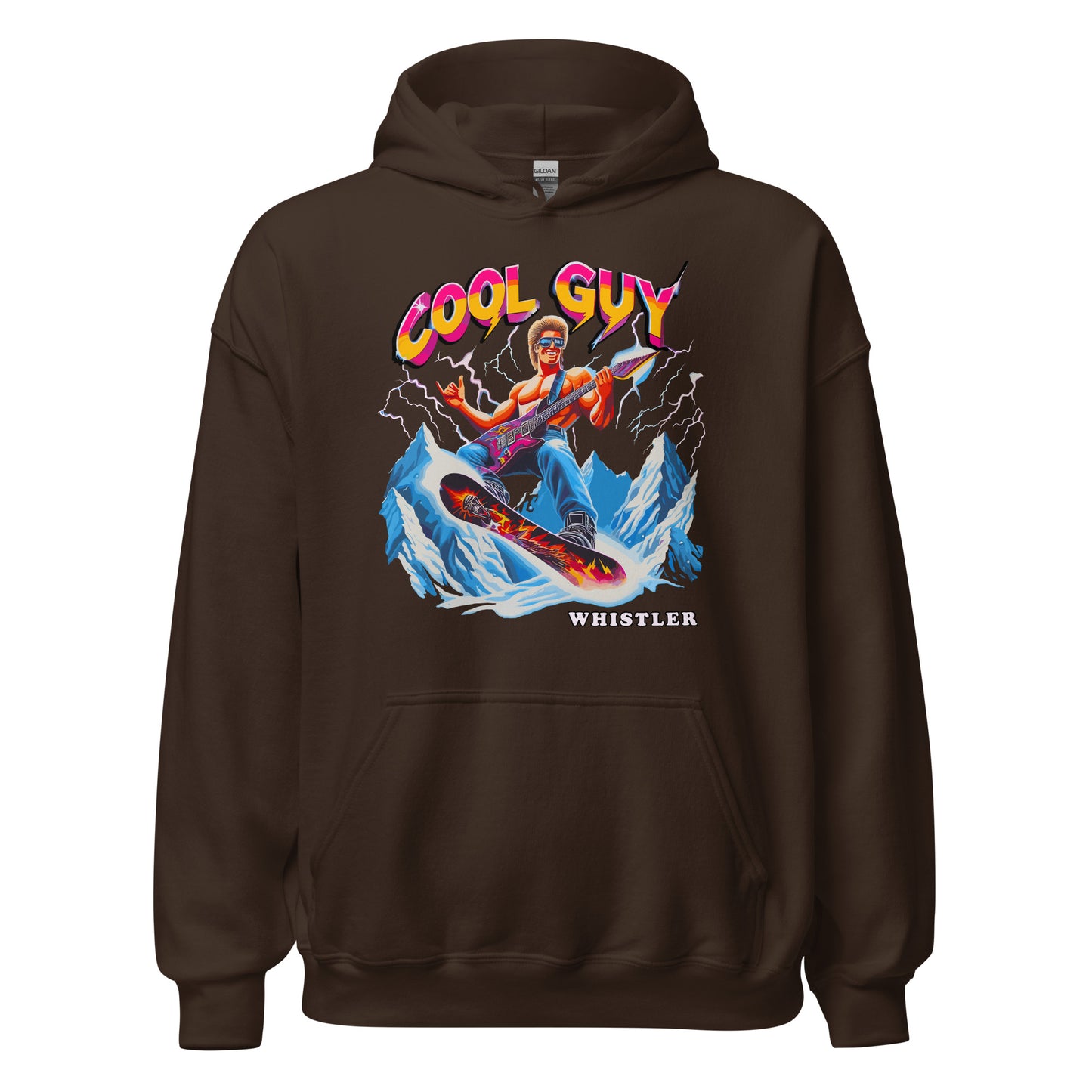 Cool Guy Whistler Hoodie printed by Whistler Shirts