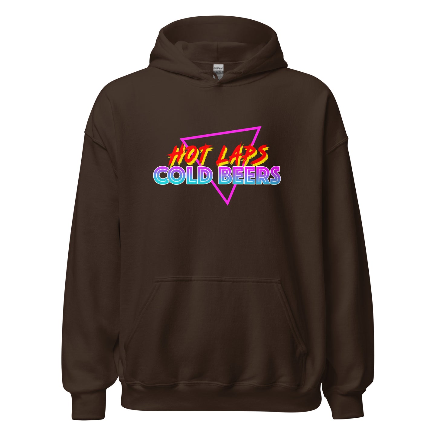 Hot Laps Cold Beers Hoodie printed by Whistler Shirts