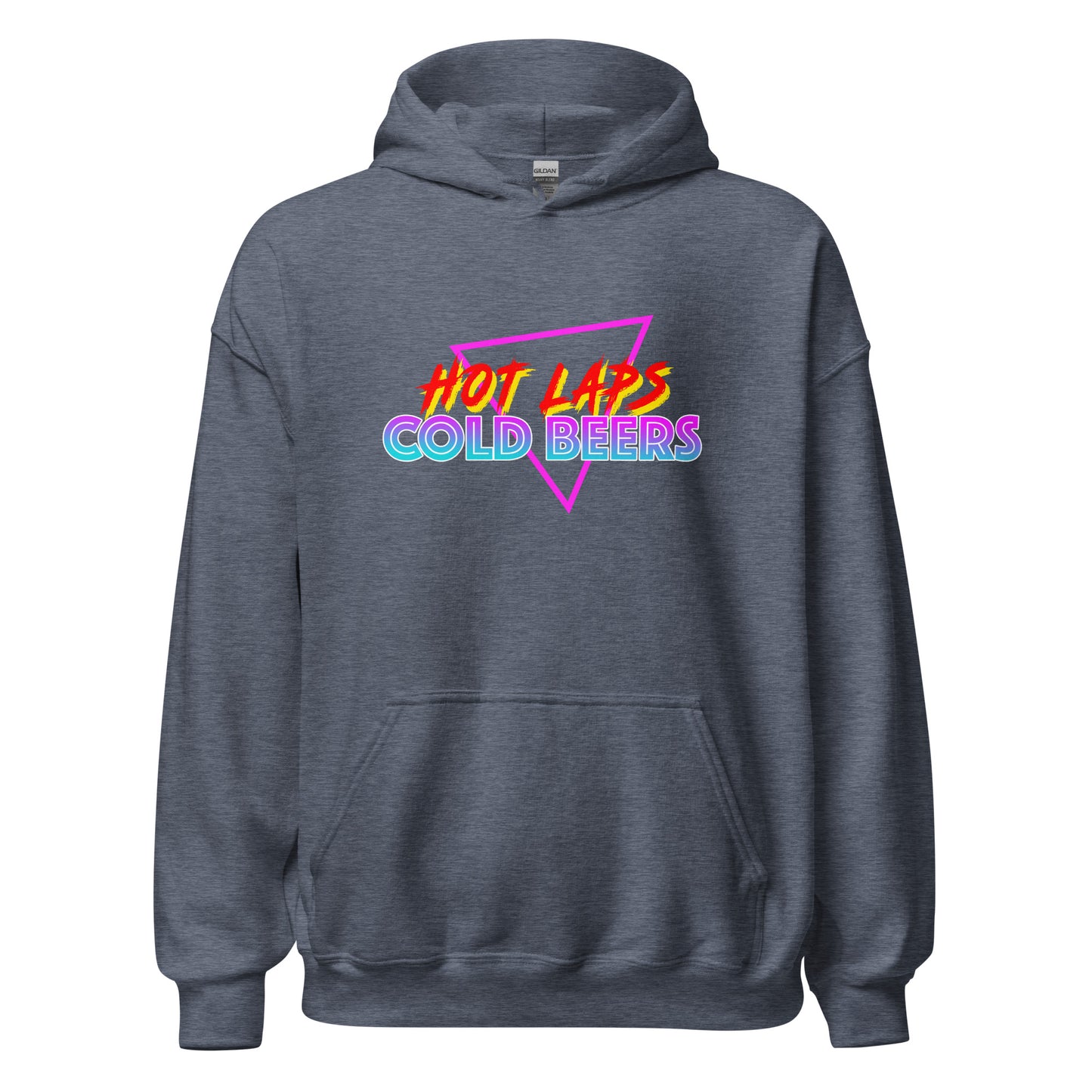 Hot Laps Cold Beers Hoodie printed by Whistler Shirts