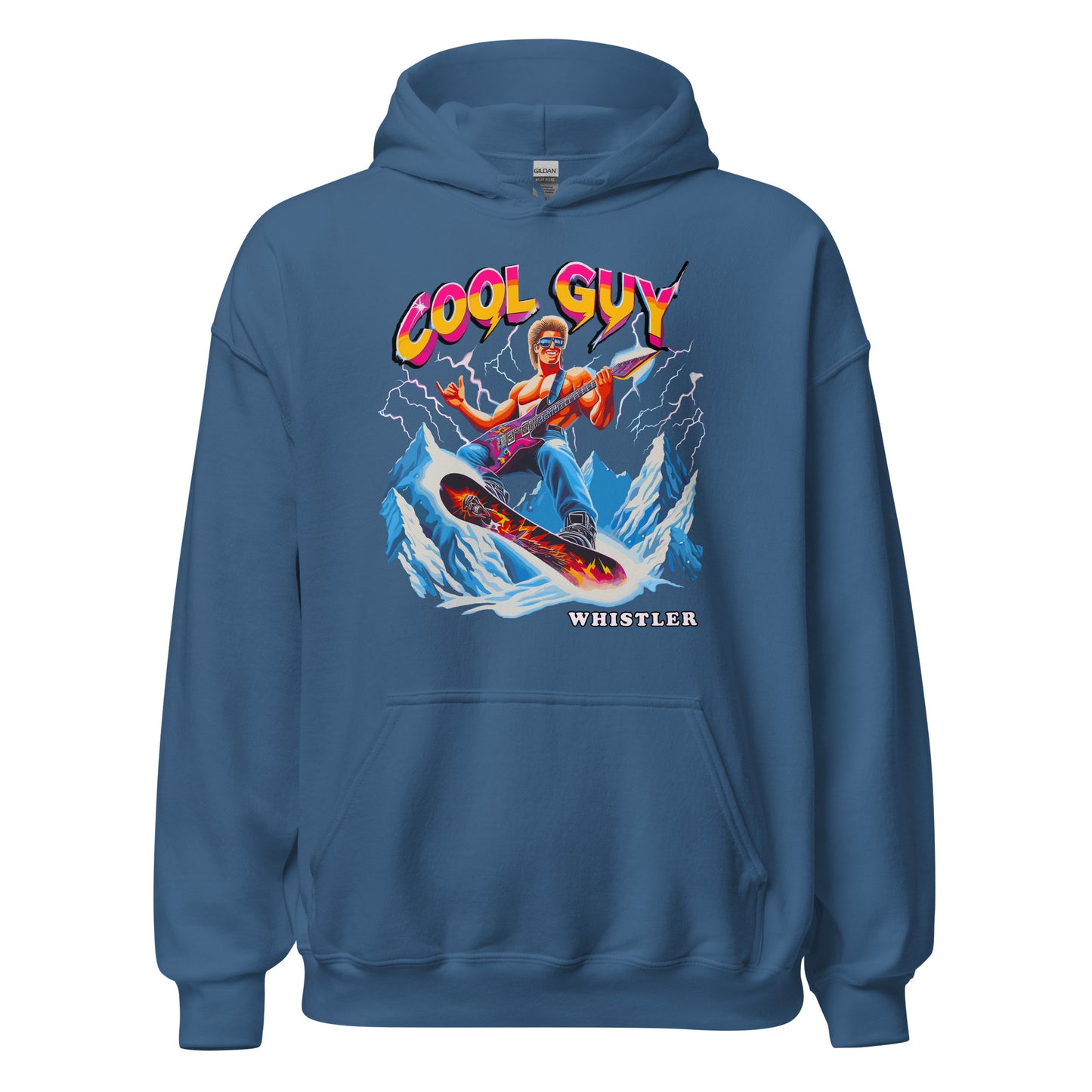 Cool Guy Whistler Hoodie printed by Whistler Shirts
