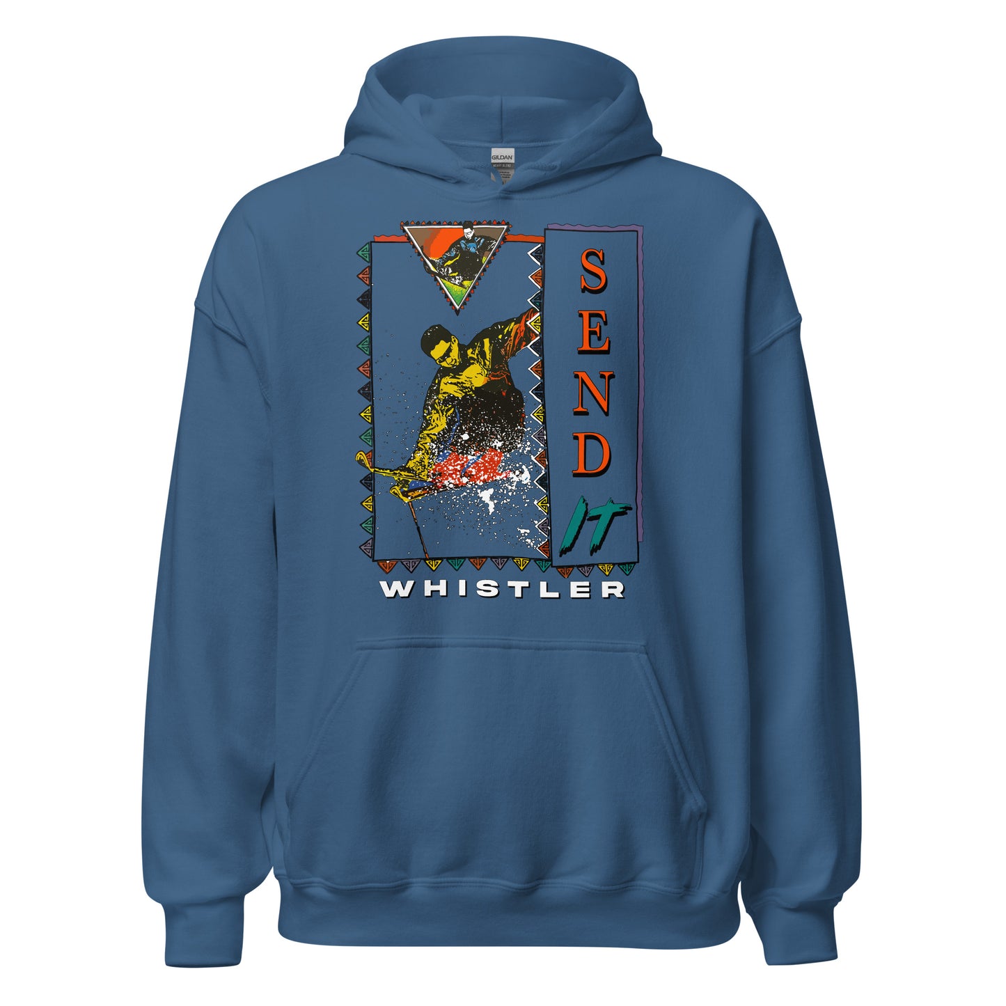 Send it Whistler printed hoodie by Whistler Shirts
