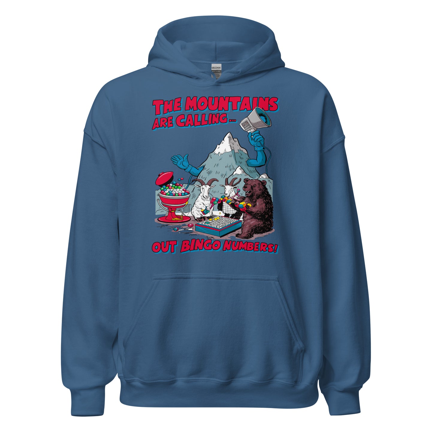 The Mountain Is Calling Out Bingo Numbers Hoodie