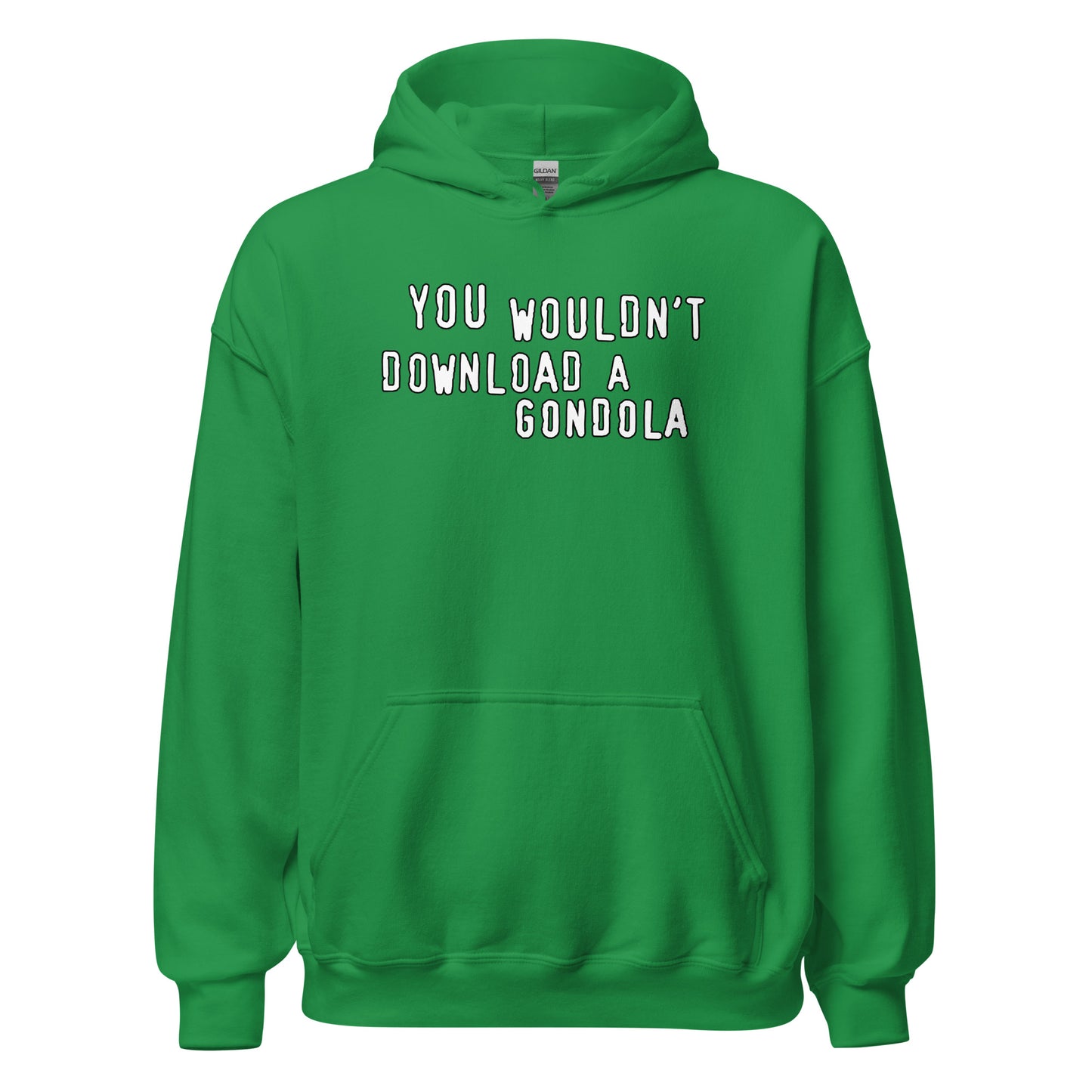 You wouldnt download a gondola design printed on hoodie by Whistler Shirts
