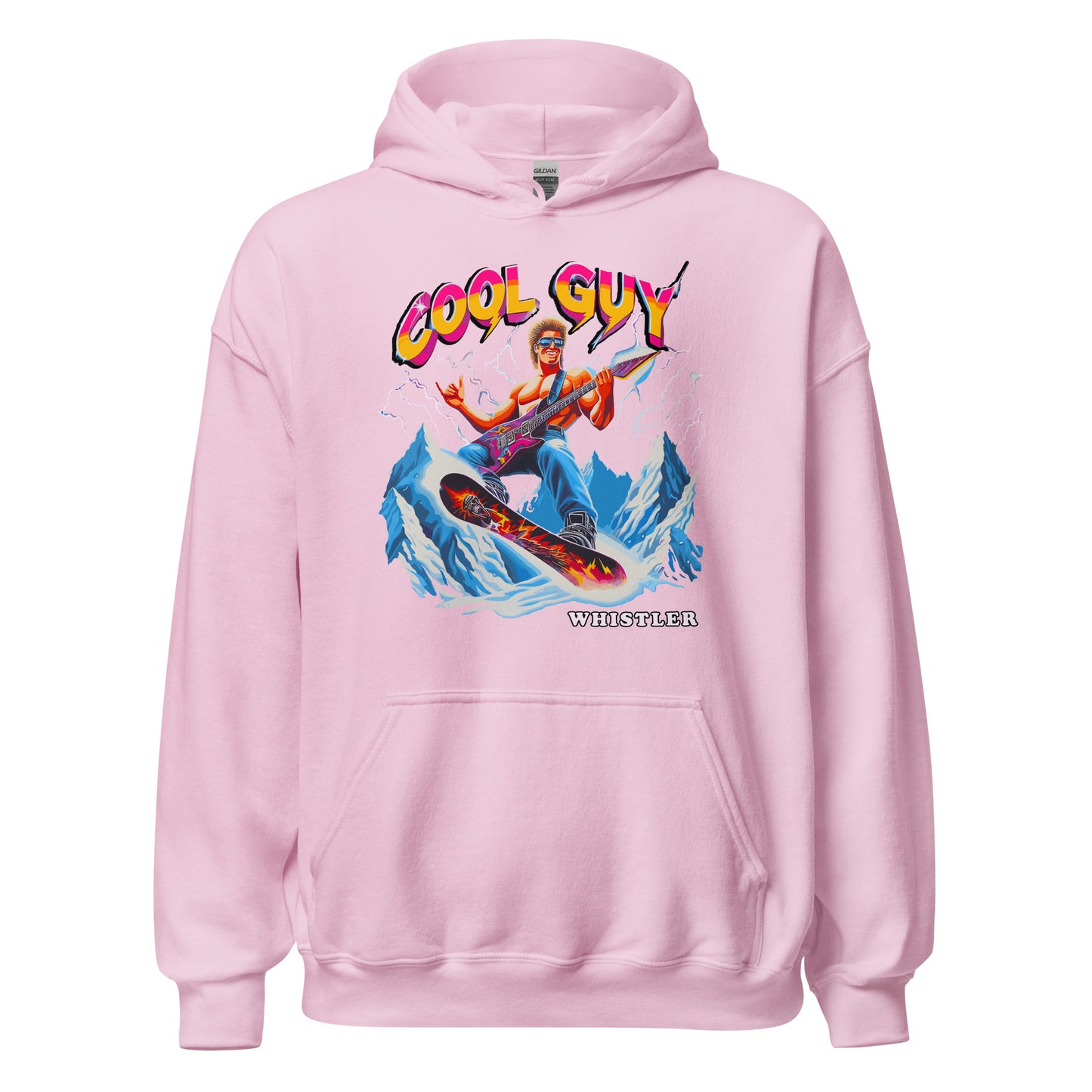 Cool Guy Whistler Hoodie printed by Whistler Shirts