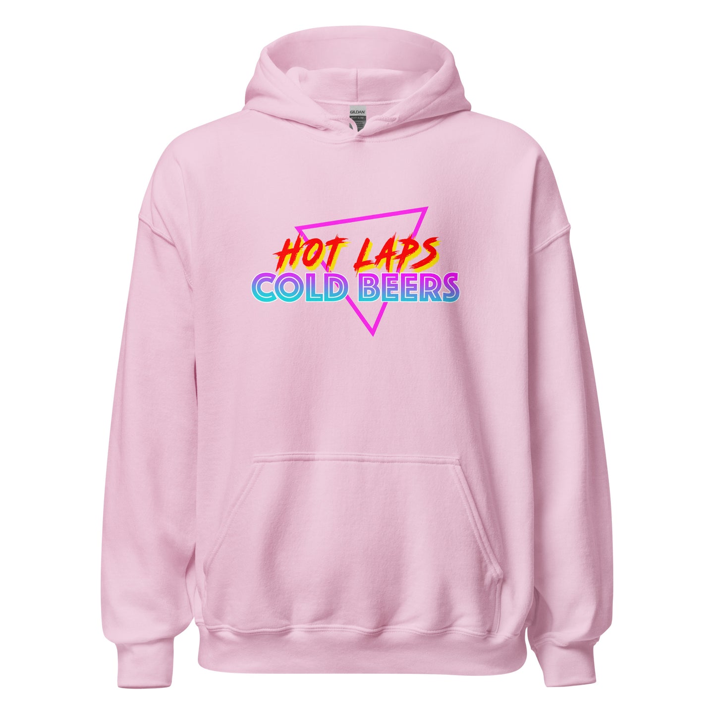 Hot Laps Cold Beers Hoodie printed by Whistler Shirts