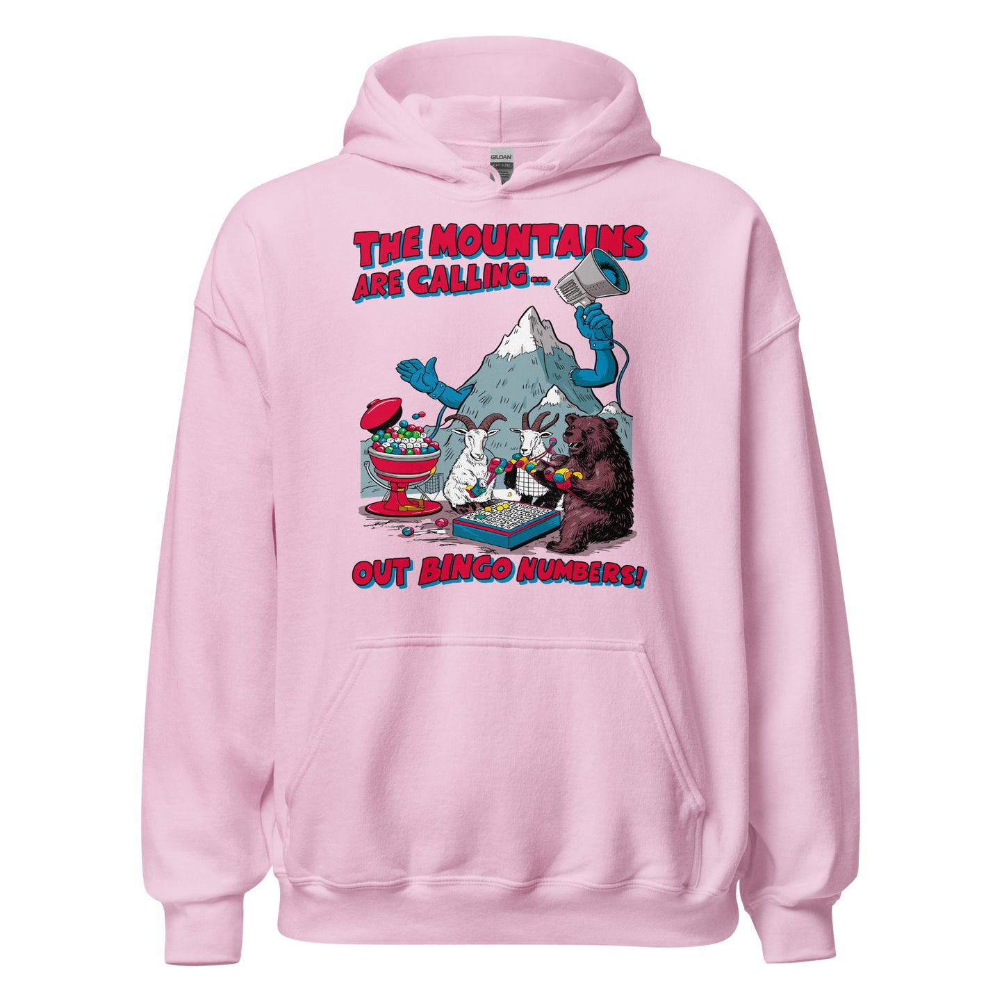 The Mountain Is Calling Out Bingo Numbers Hoodie