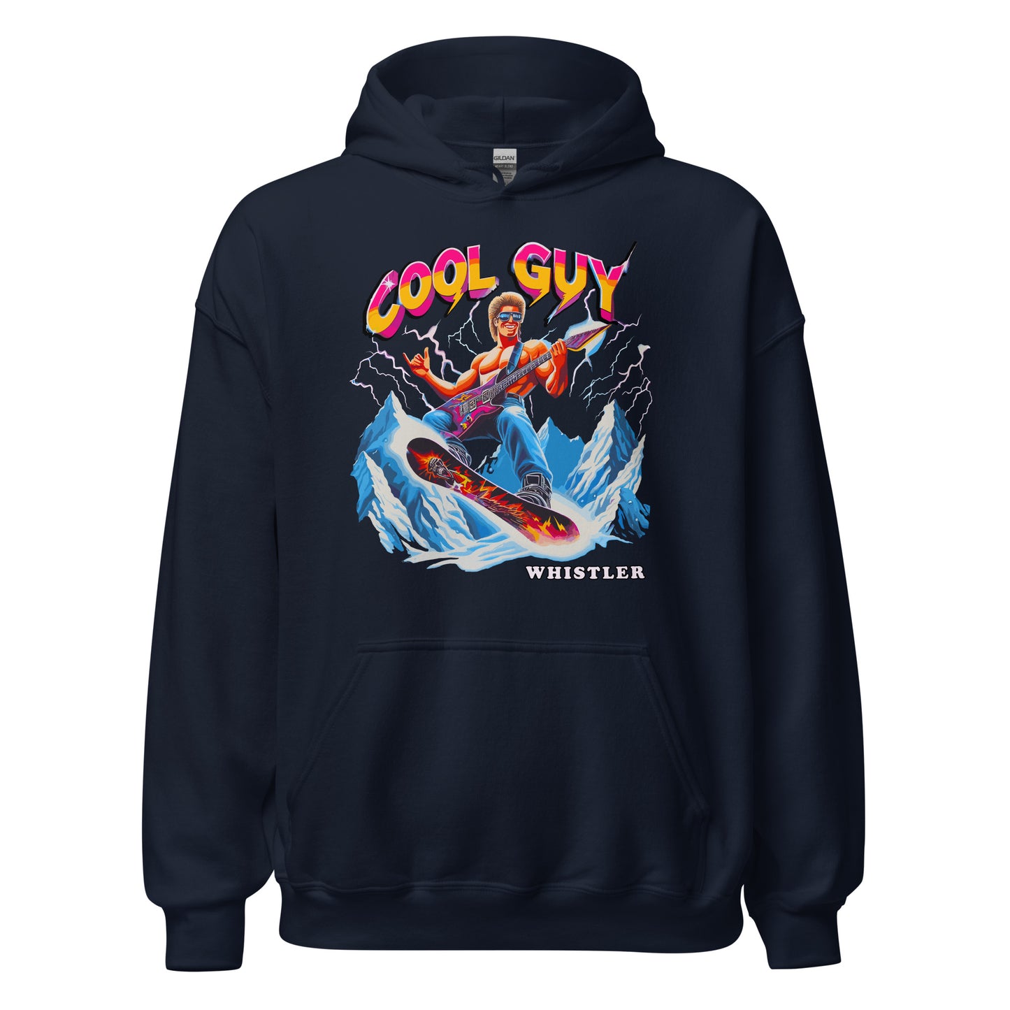 Cool Guy Whistler Hoodie printed by Whistler Shirts