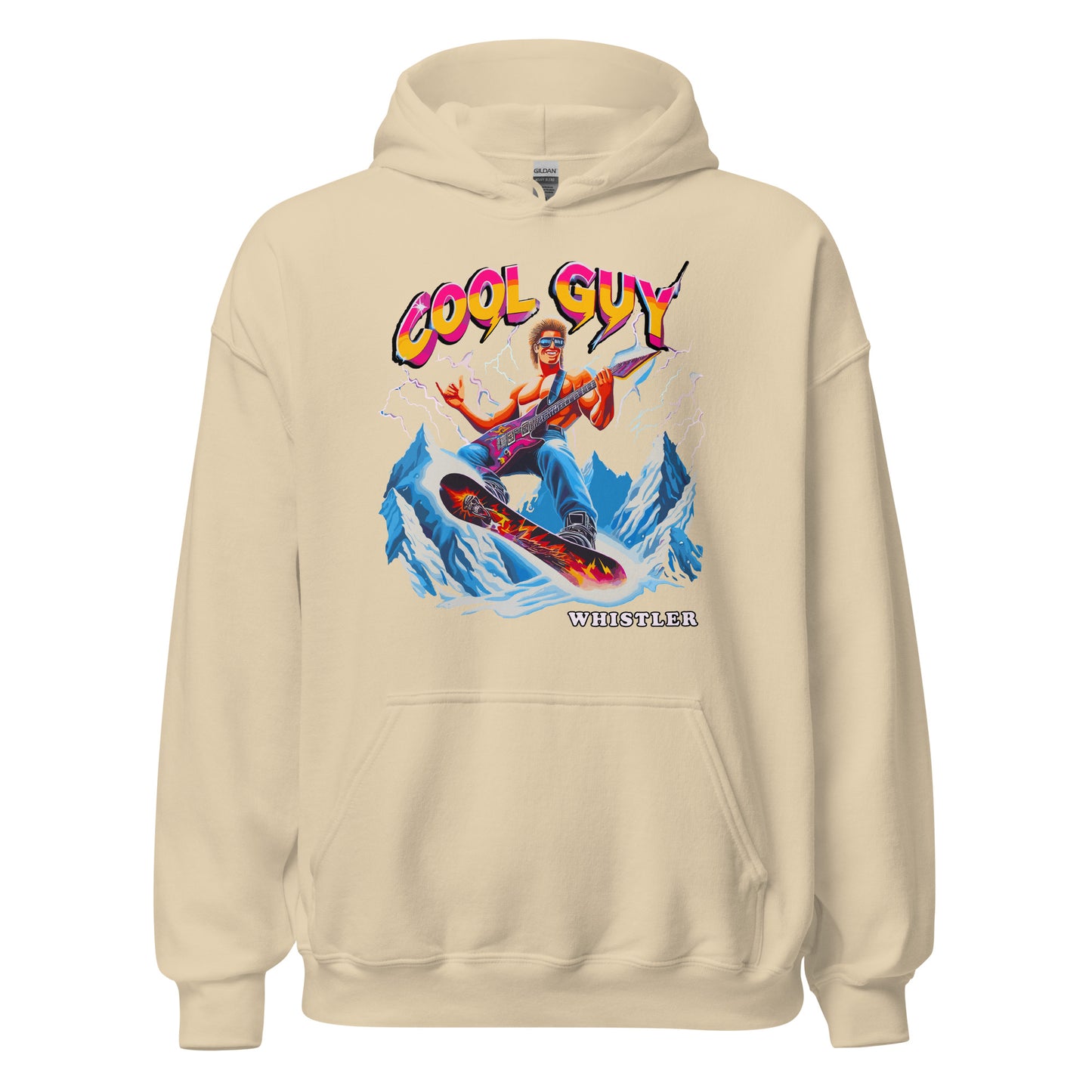 Cool Guy Whistler Hoodie printed by Whistler Shirts