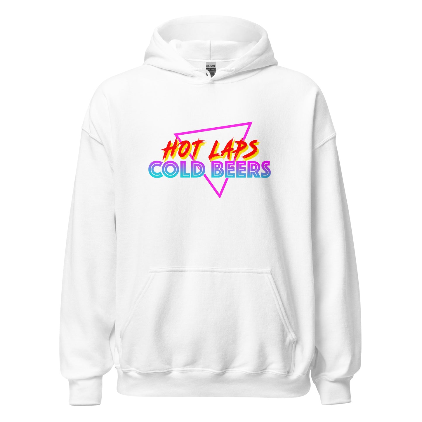 Hot Laps Cold Beers Hoodie printed by Whistler Shirts