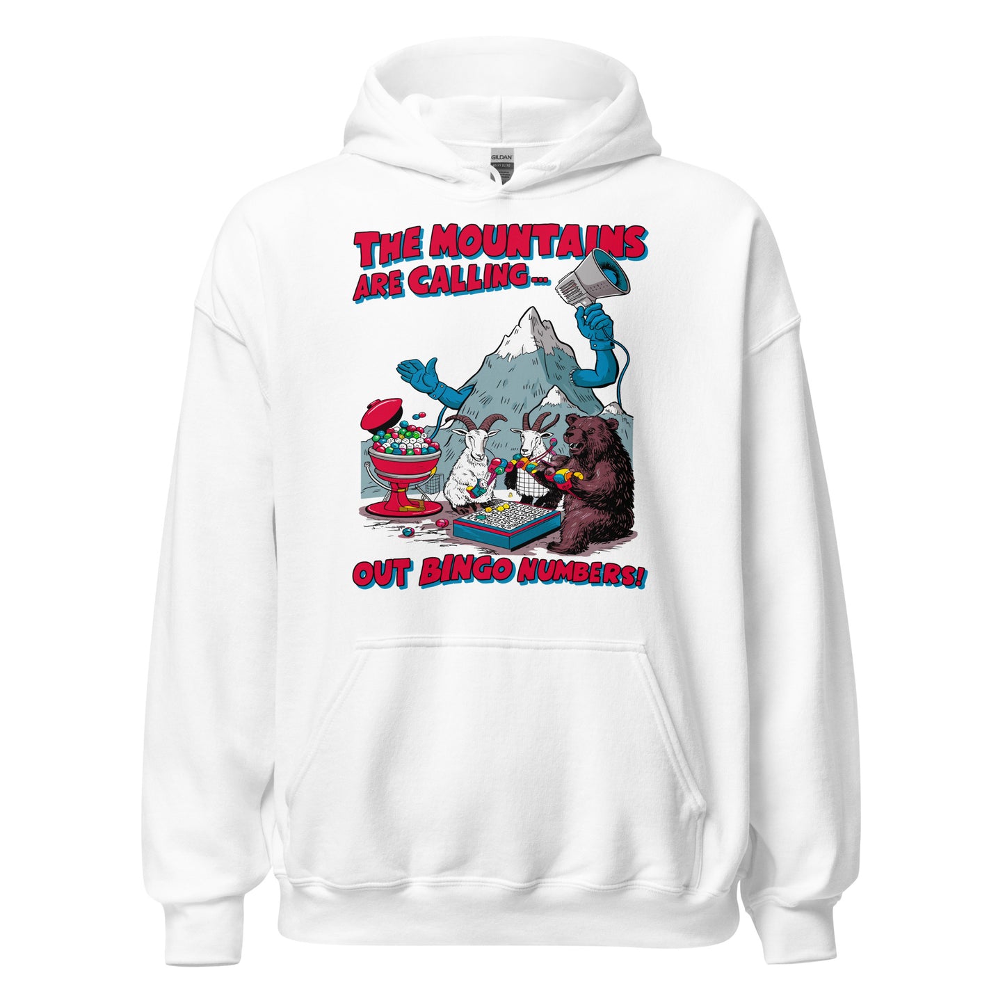The Mountain Is Calling Out Bingo Numbers Hoodie