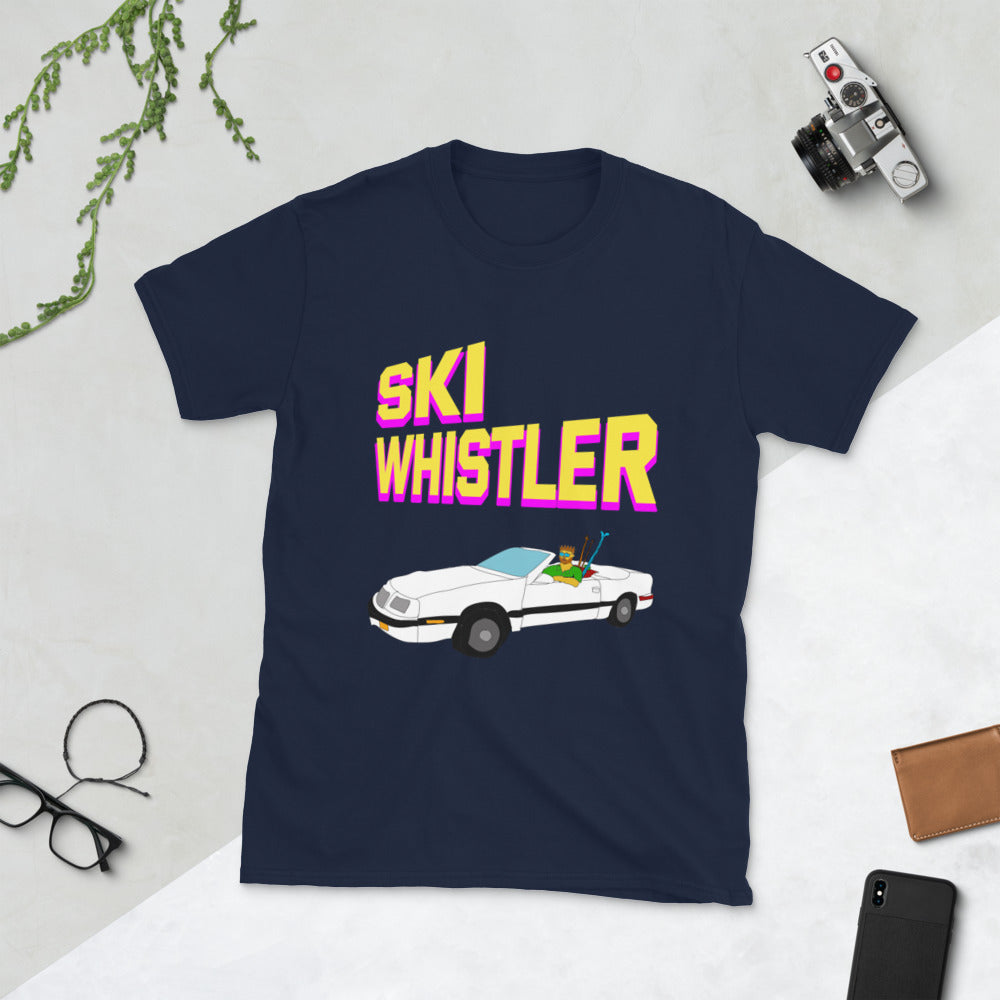 Ski Whistler lebaron convertible printed t-shirt