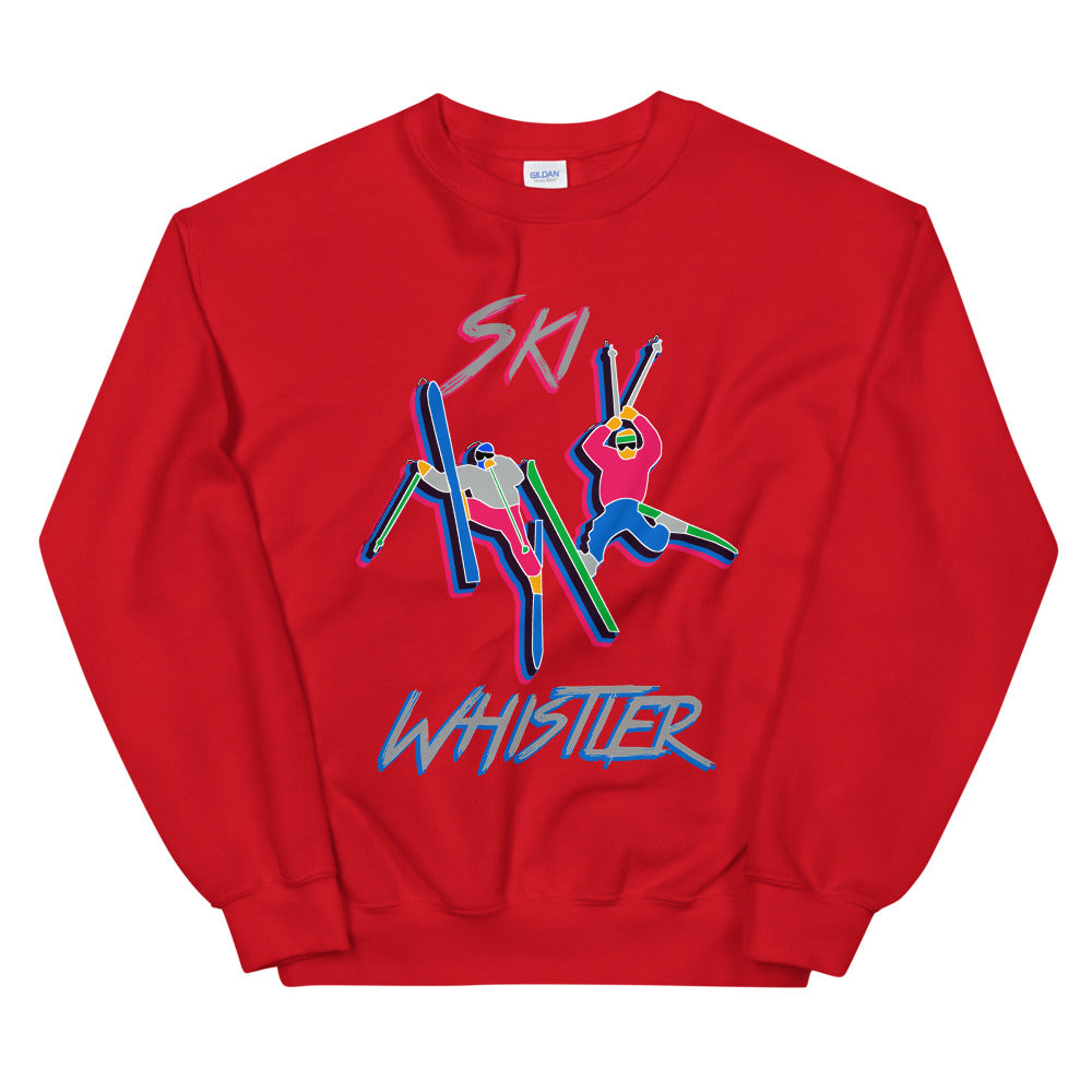 Ski Whistler double daffy printed crewneck