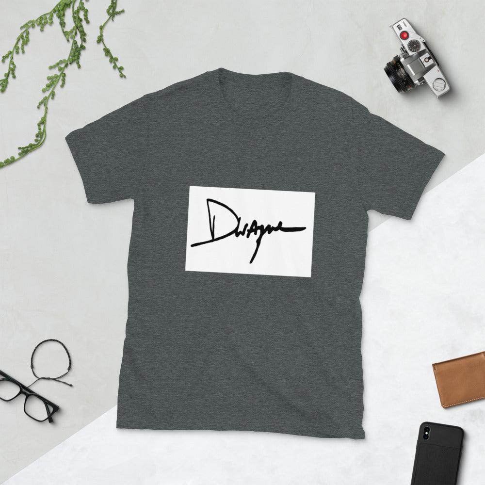 dwayne signature printed tshirt