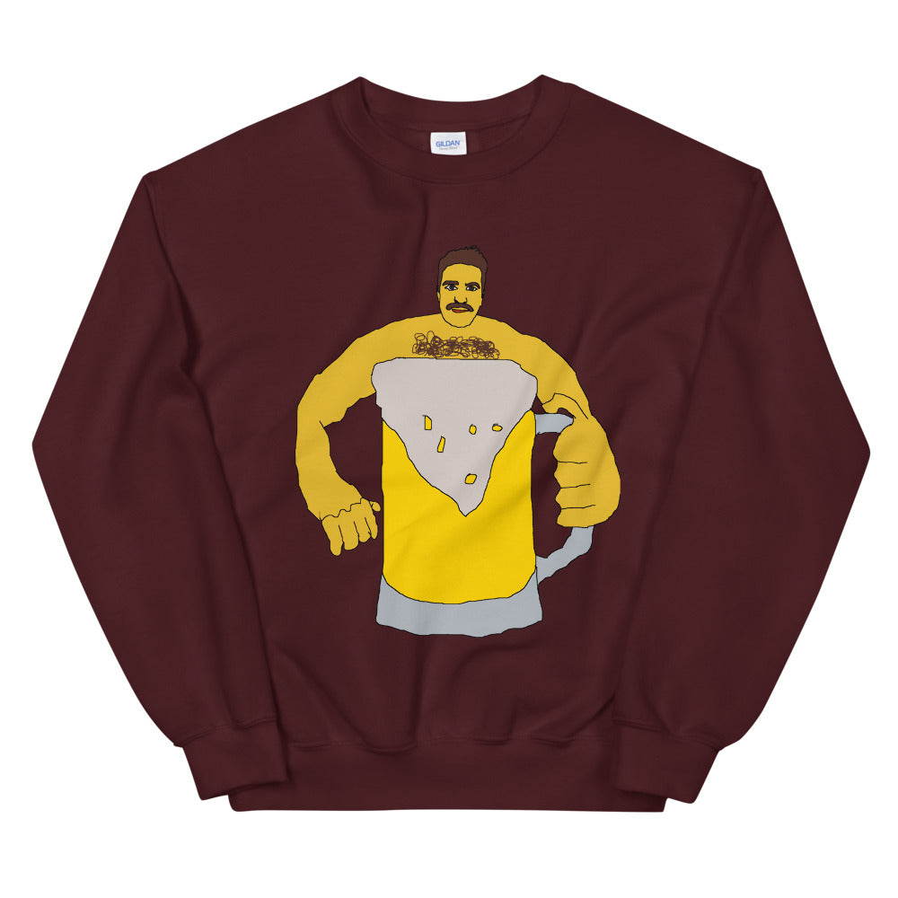 Crewneck with beer print