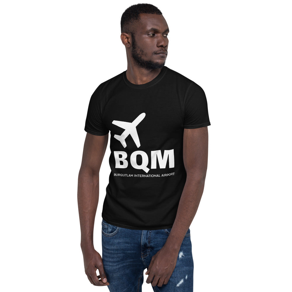 Burquitlam airport printed t-shirt