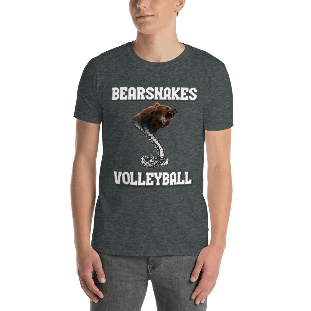 bearsnakes volleyball printed tshirt