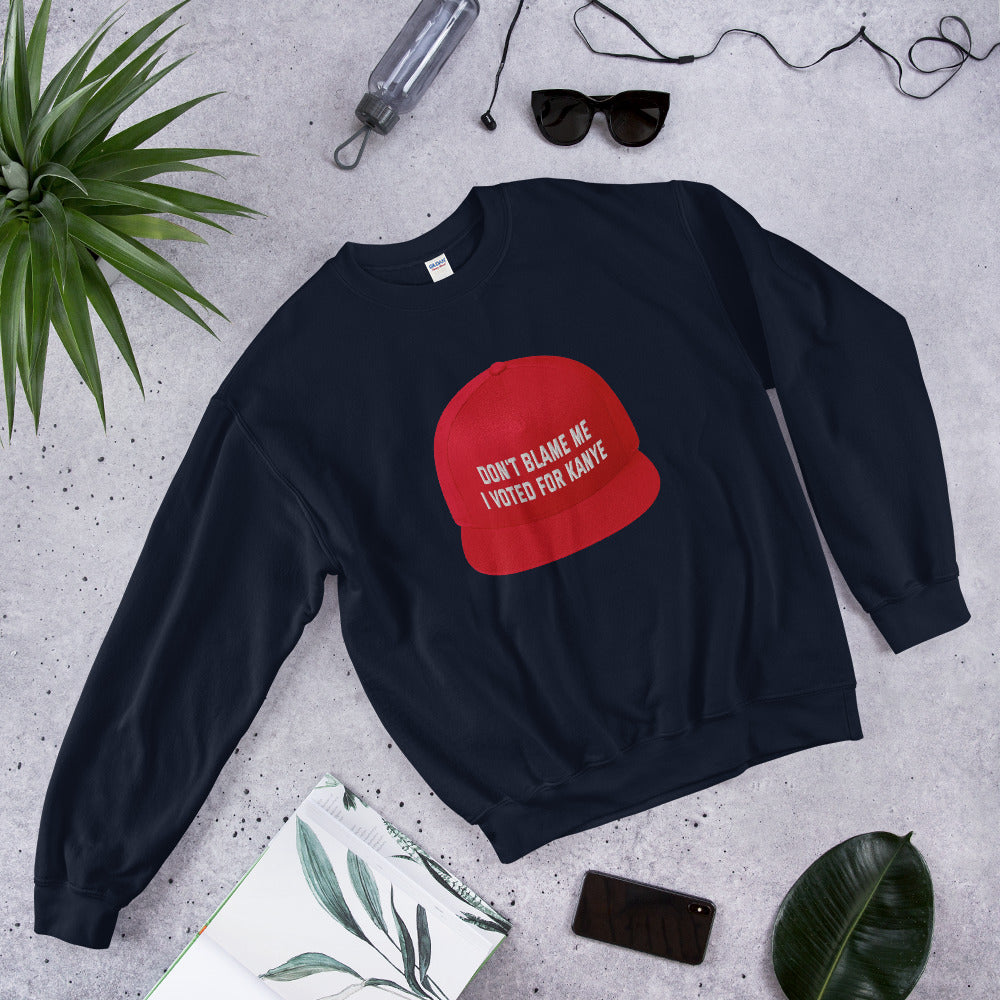 red hat printed crewneck