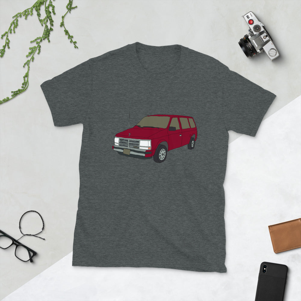 red car printed t-shirt