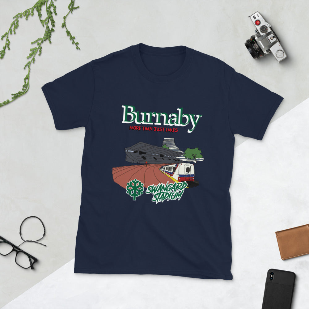 burnaby swangard station stadium printed t-shirt