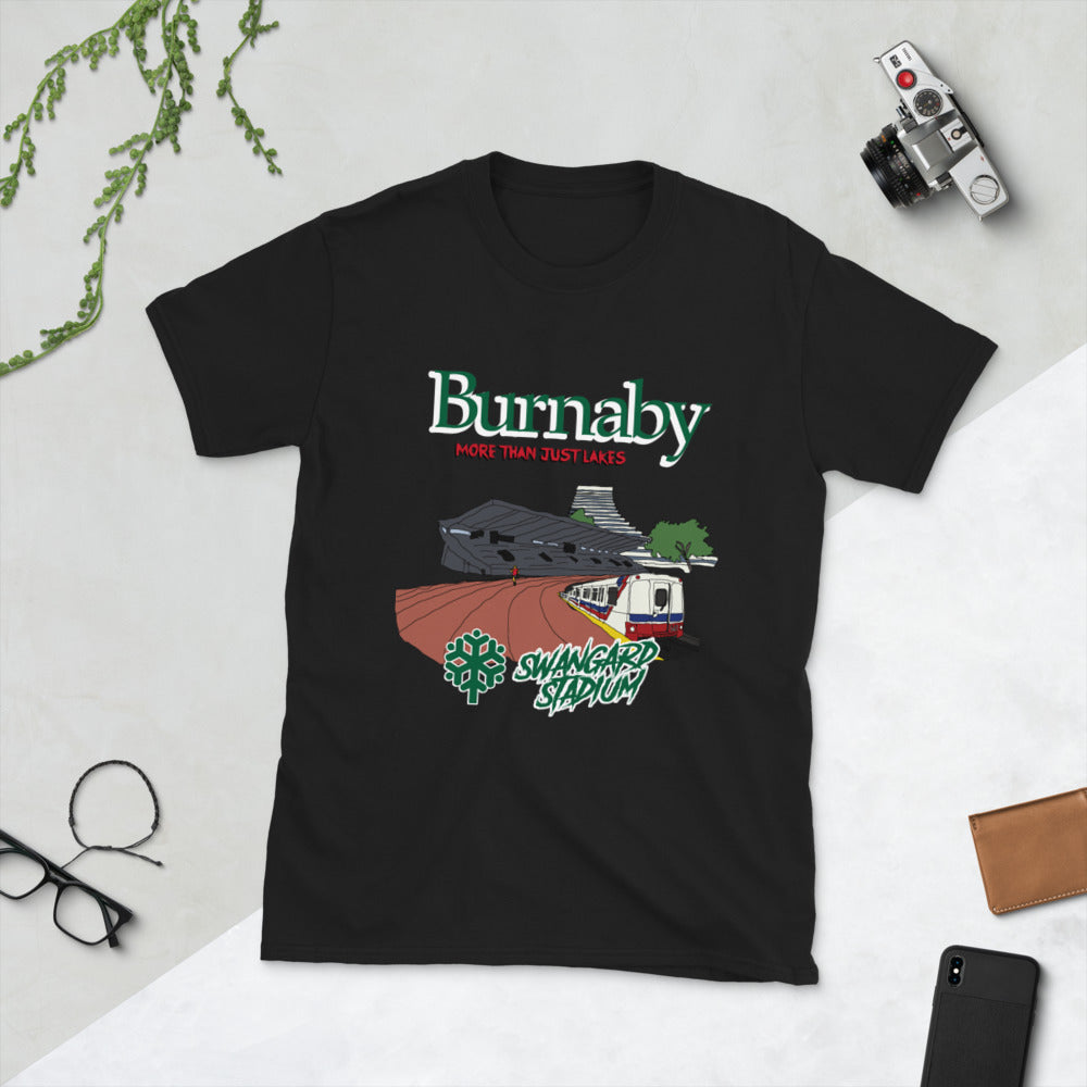 burnaby swangard station stadium printed t-shirt