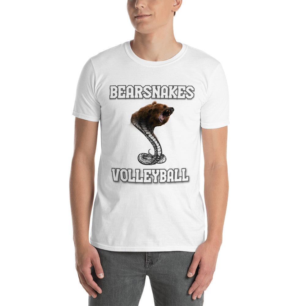 bearsnakes volleyball printed tshirt