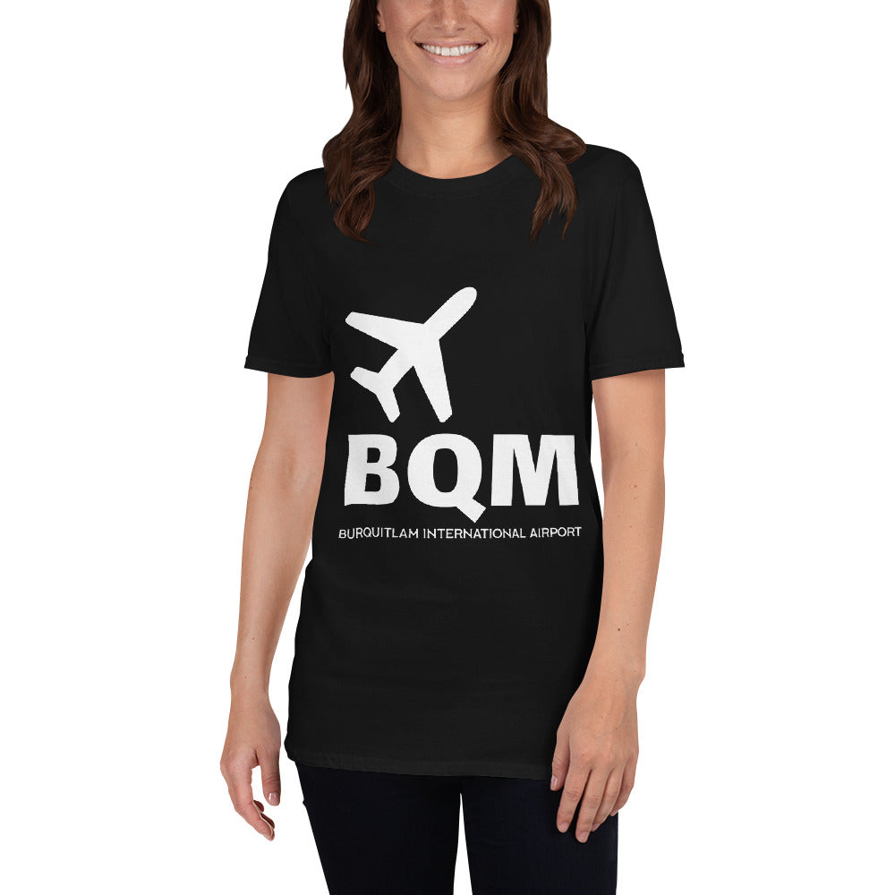 Burquitlam airport printed t-shirt