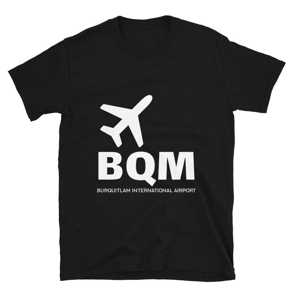 Burquitlam airport printed t-shirt