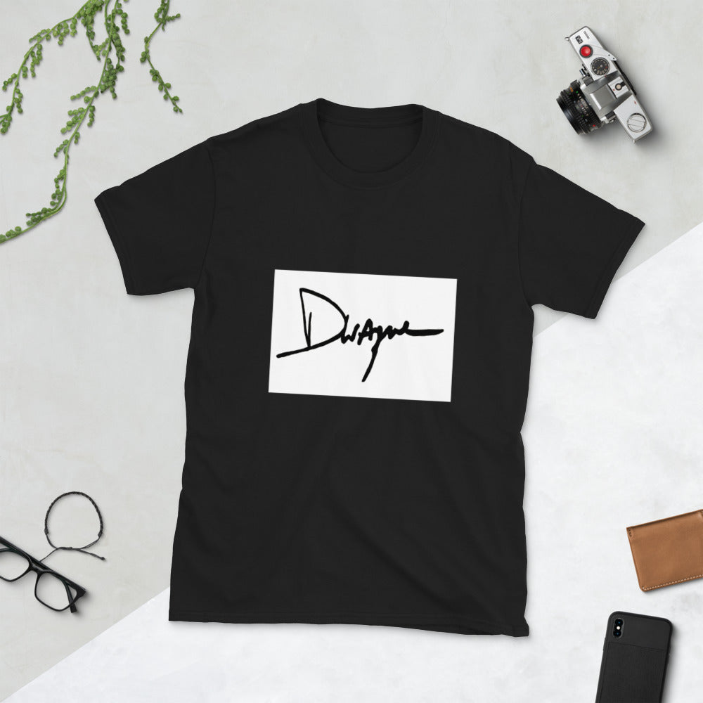 dwayne signature printed tshirt
