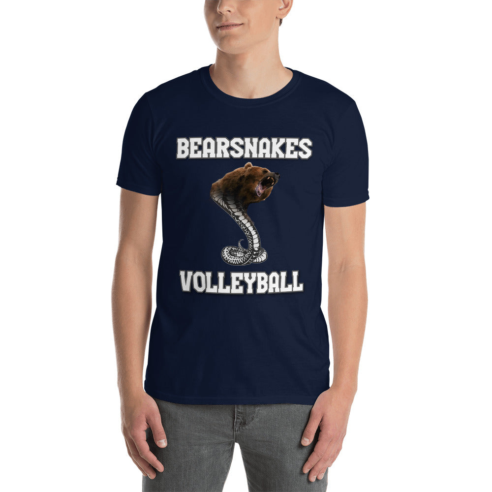 bearsnakes volleyball printed tshirt