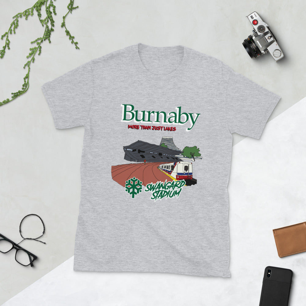 burnaby swangard station stadium printed t-shirt