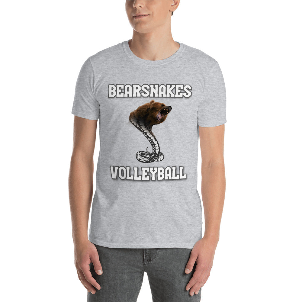 bearsnakes volleyball printed tshirt