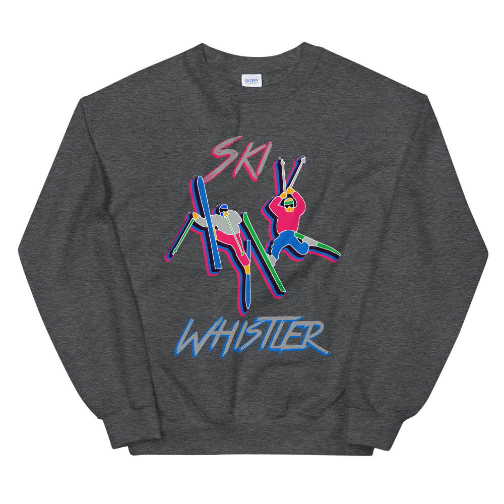Ski Whistler double daffy printed crewneck