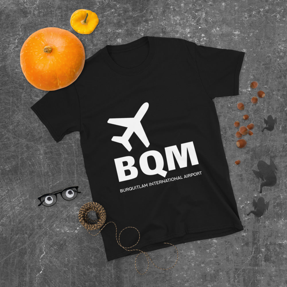 Burquitlam airport printed t-shirt