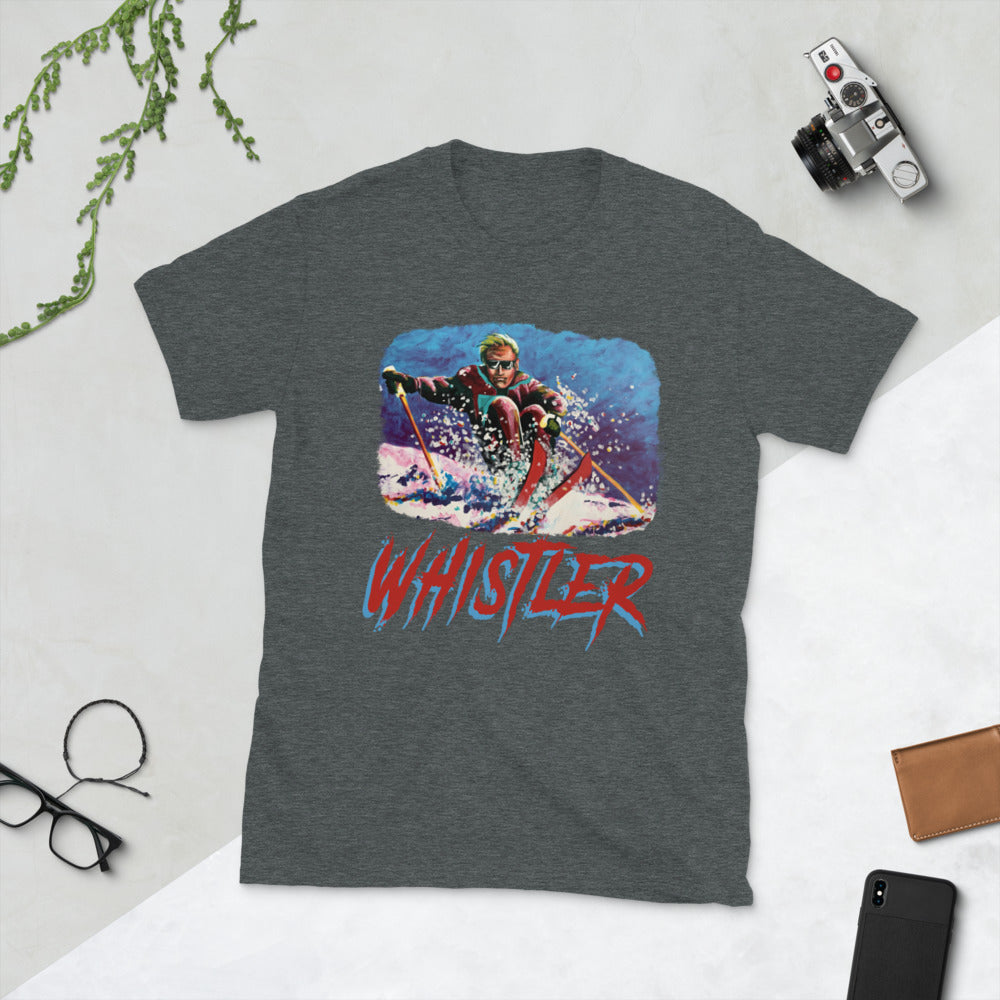 Whistler skier printed t-shirt