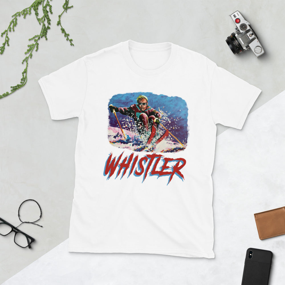 Whistler skier printed t-shirt