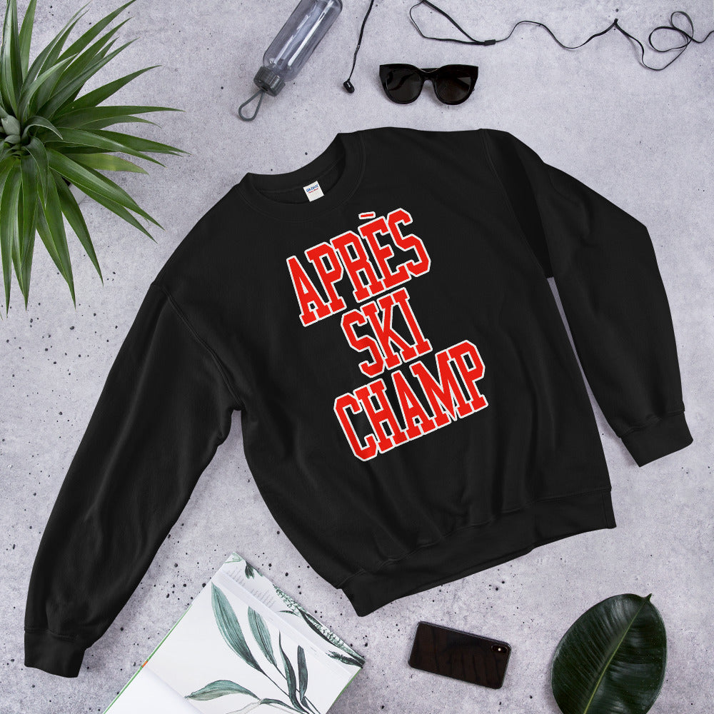 Apres Ski Champ printed crewneck
